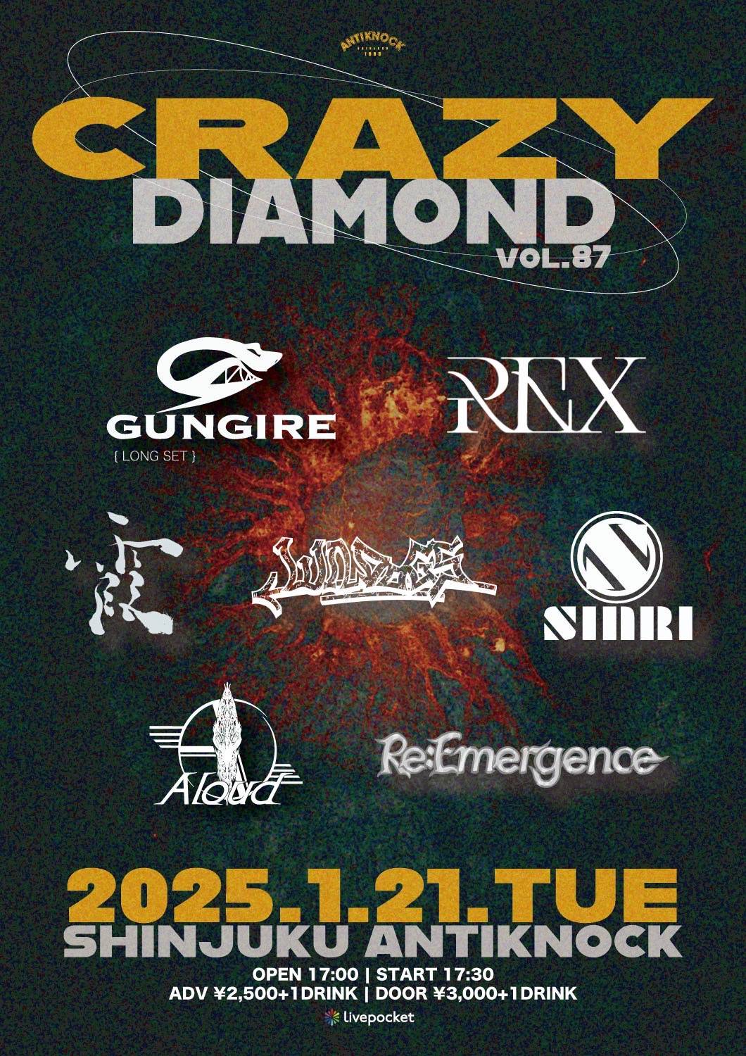 ANTIKNOCK pre. CRAZY DIAMOND vol.87
