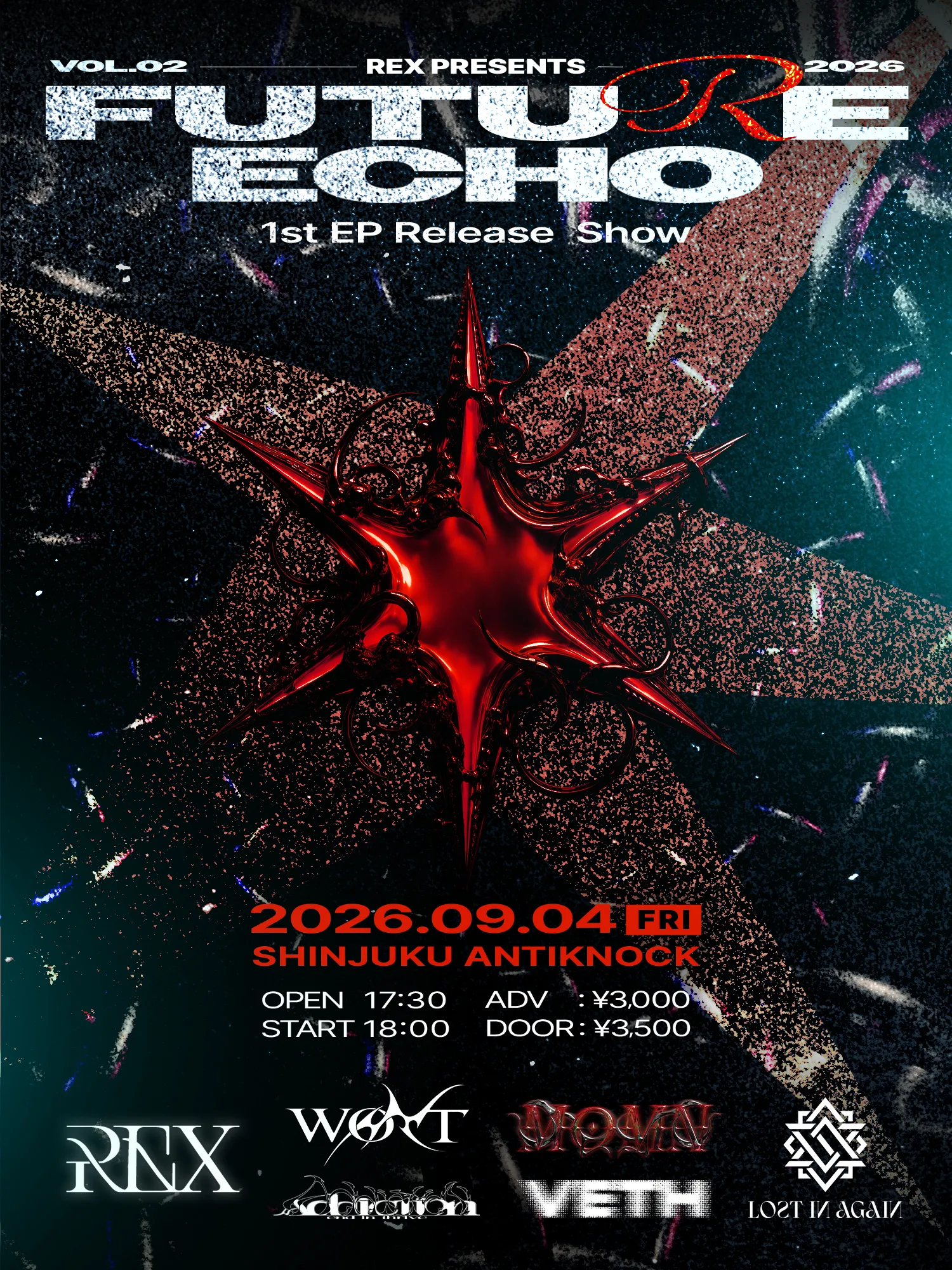 新宿ANTIKNOCK REX Pre. Future Echo