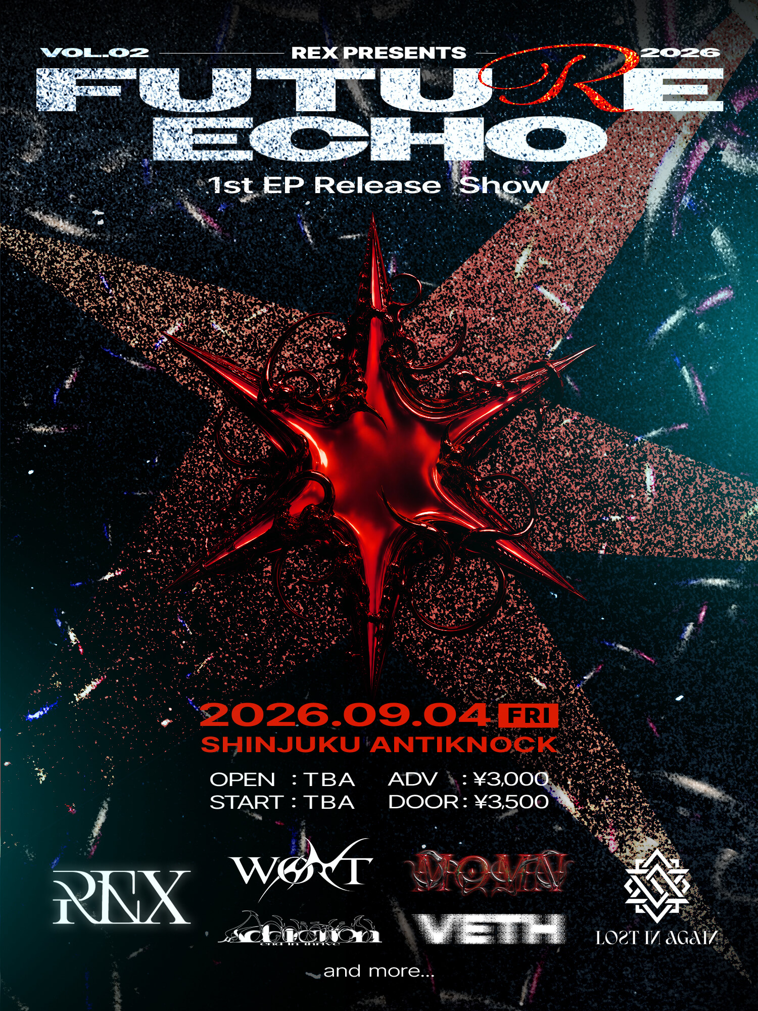 新宿ANTIKNOCK REX Pre. Future Echo